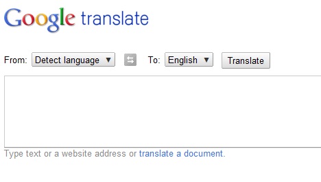Online translator french to english